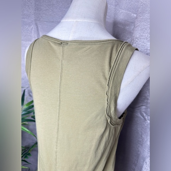 NEW We the Free Free People Women’s Relaxed Fit Tank Top in Olive Green Small - Picture 7 of 10